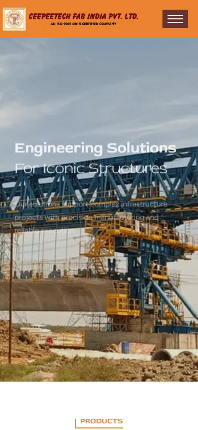 Ceepeetech Fab India – Industrial Machinery & Fabrication Mobile