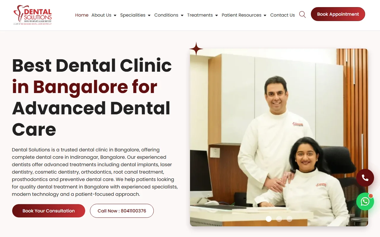 Best Dental Clinic in Indiranagar, Bangalore | Dental Solutions Desktop