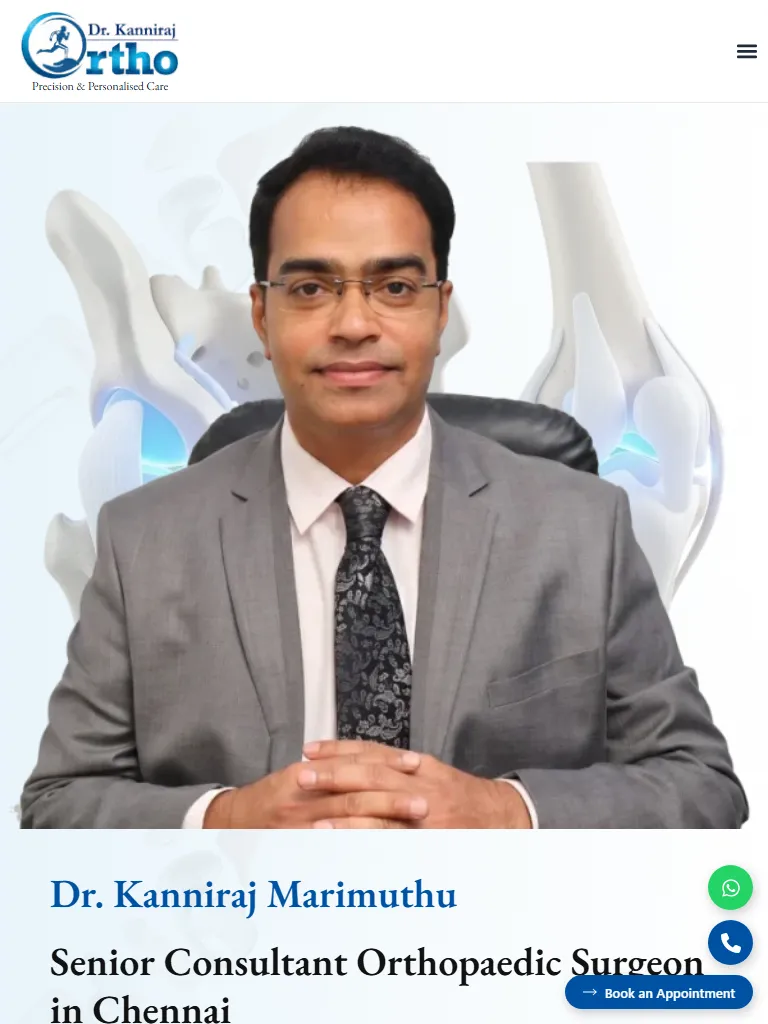 Best Orthopaedic Surgeon in Chennai | Dr. Kanniraj Marimuthu Tablet
