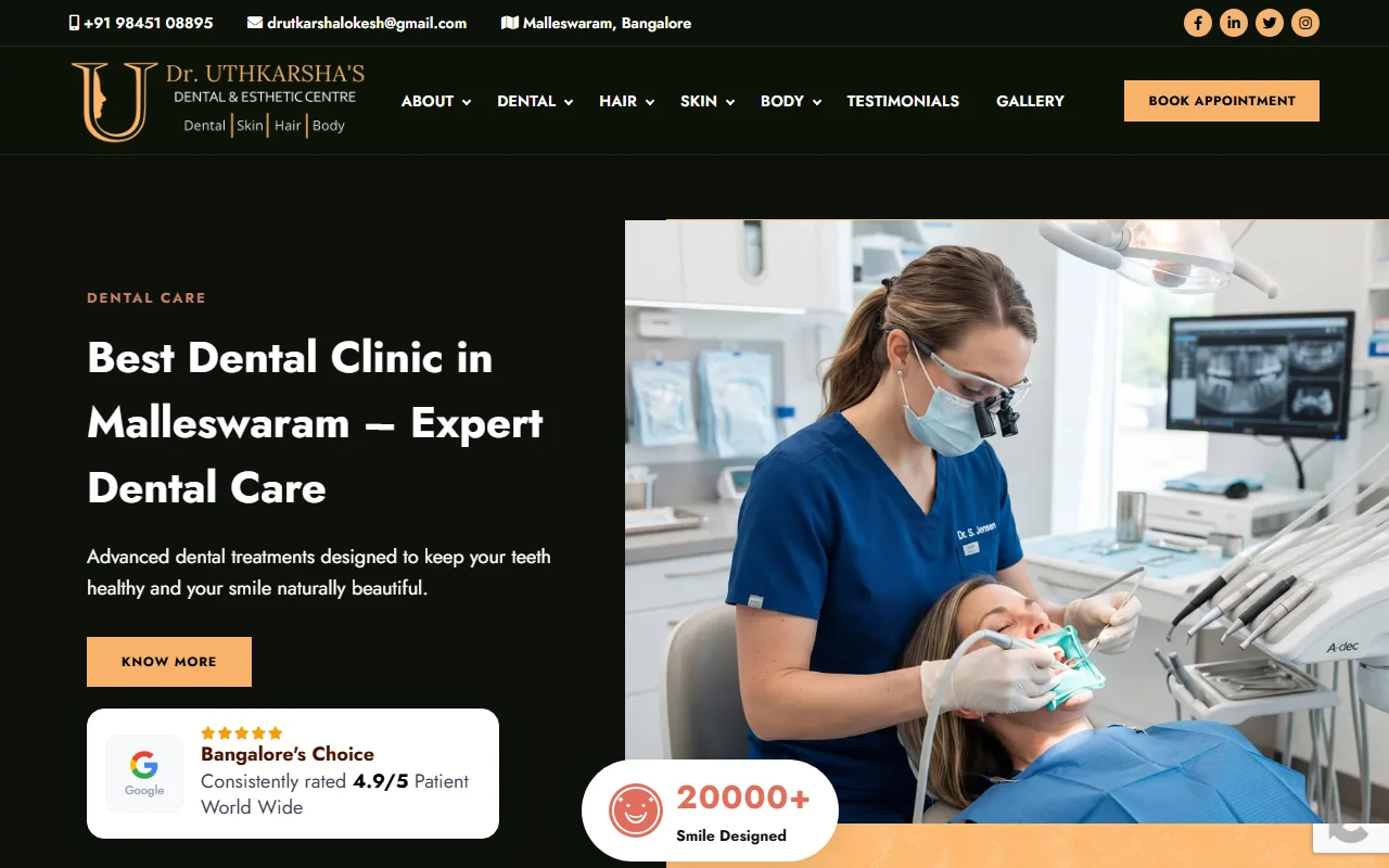 Best Dental Clinic in Malleshwaram | Expert Dentists Malleshwaram