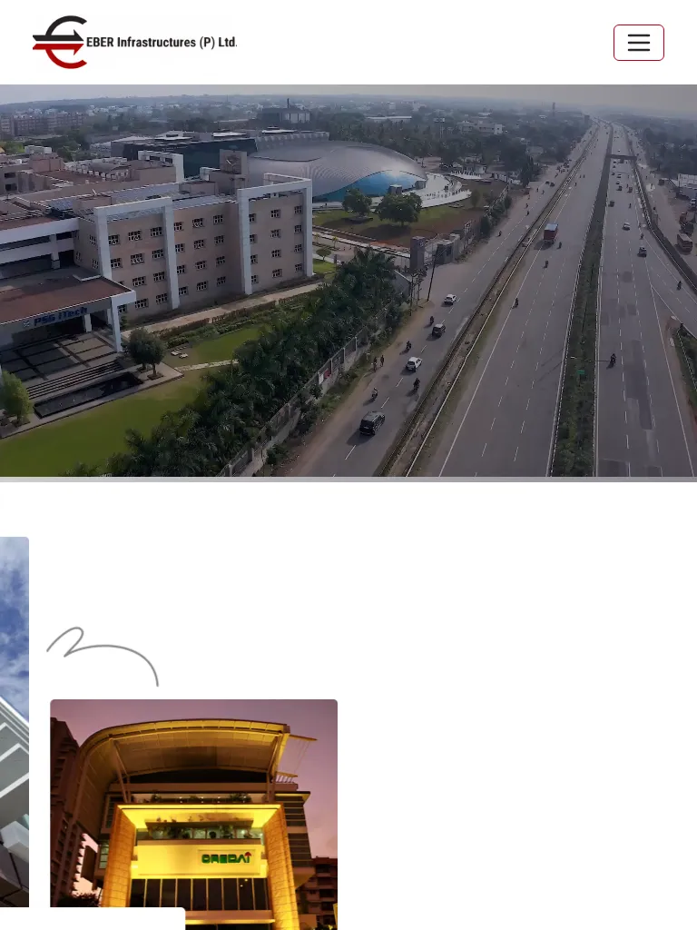Eber Infrastructures – Roofing & Cladding Experts in India Tablet