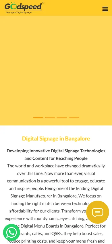 Digital Signage & Menu Boards in Bangalore | Display Experts Mobile