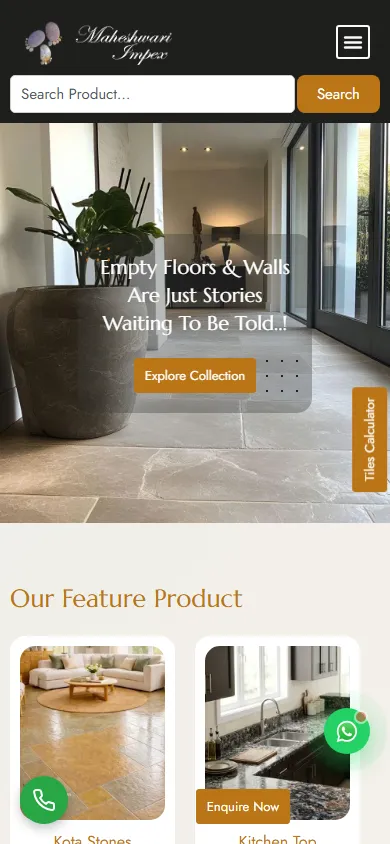 Wall Cladding Tiles-Stone Tiles in Bangalore and Mysore Mobile