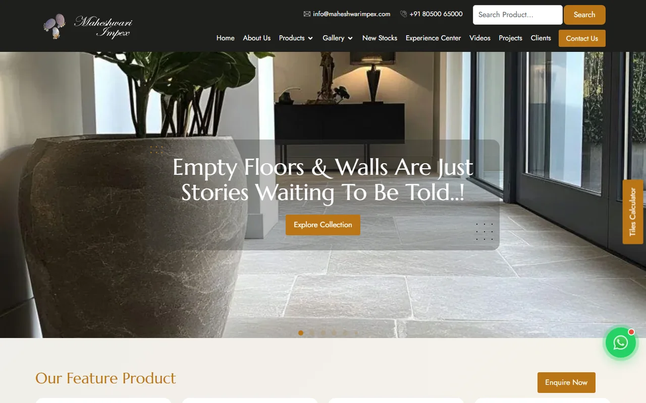 Wall Cladding Tiles-Stone Tiles in Bangalore and Mysore Desktop