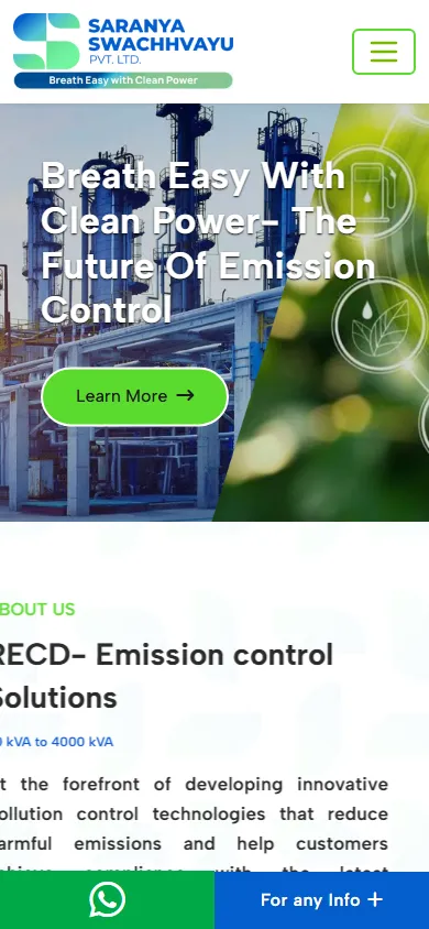 Emission Control Solutions for DG Sets | CPCB Approved Mobile