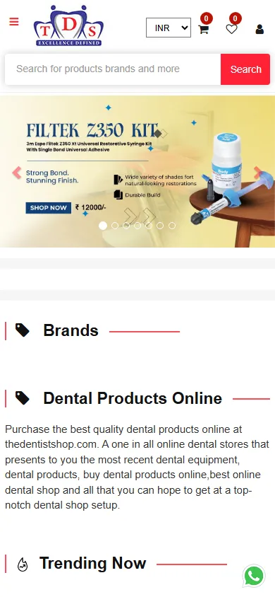 Buy Dental Products Online - Best Online Dental Shop Mobile