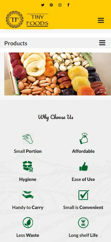 Home || Tiny Foods Mobile