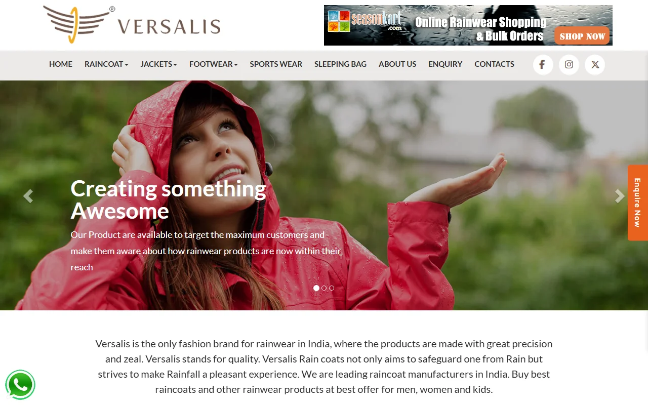 Raincoat Rainwear Manufacturer in India