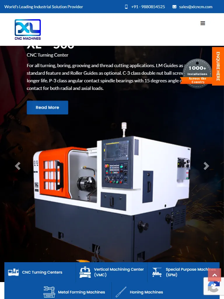XL CNC MACHINES | cnc machine manufacturers, cnc turning machine manufacturers, lathe machine manufacturers, cnc turning center, vmc machine, vmc cnc machine, spm machine manufacturers, metal bellows forming machine, vertical machining center. Tablet