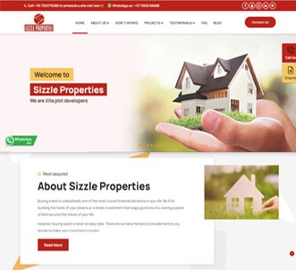 Real Estate Website Development in Bangalore